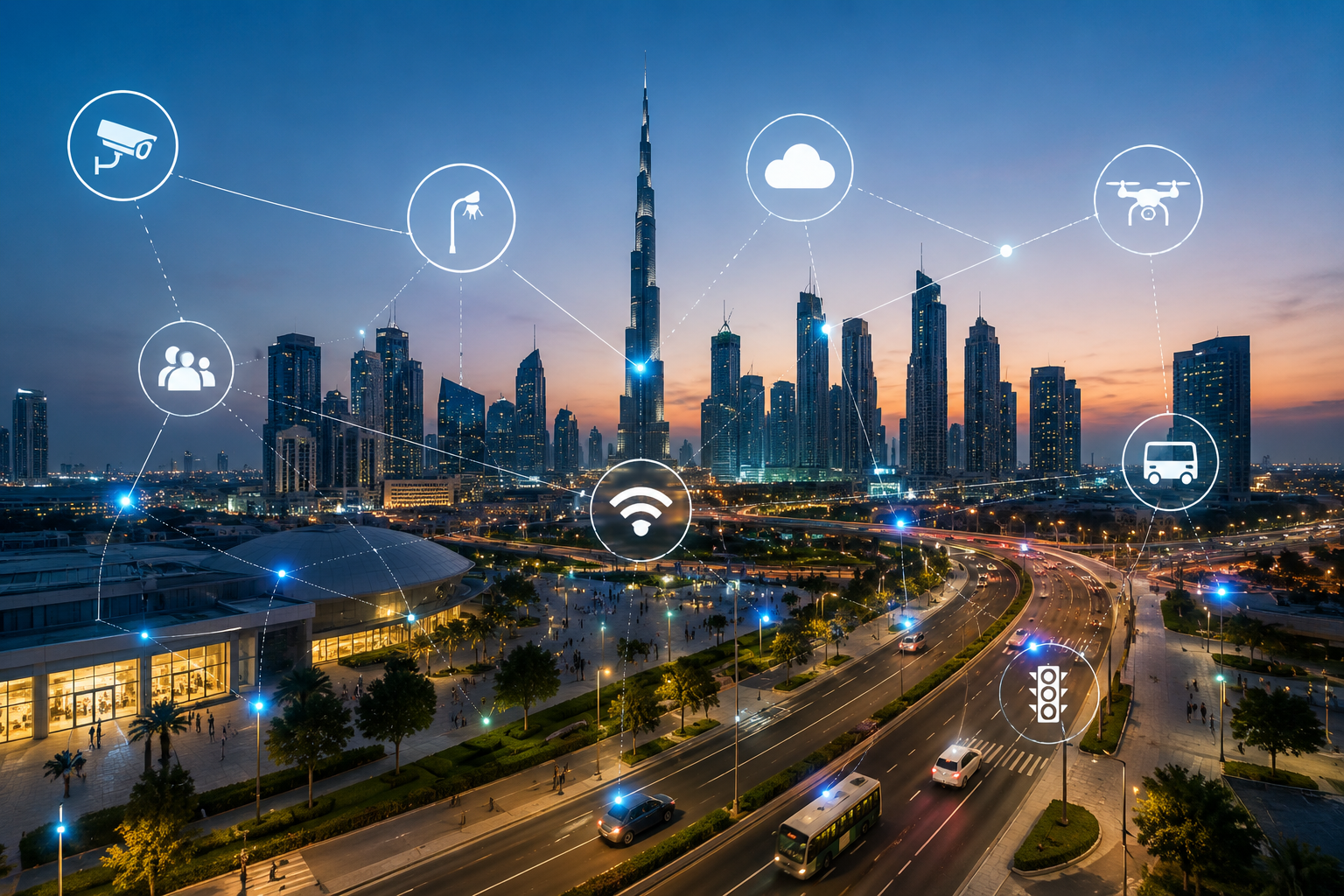 إنترنت الأشياء يدعم الإمارات العربية المتحدة
