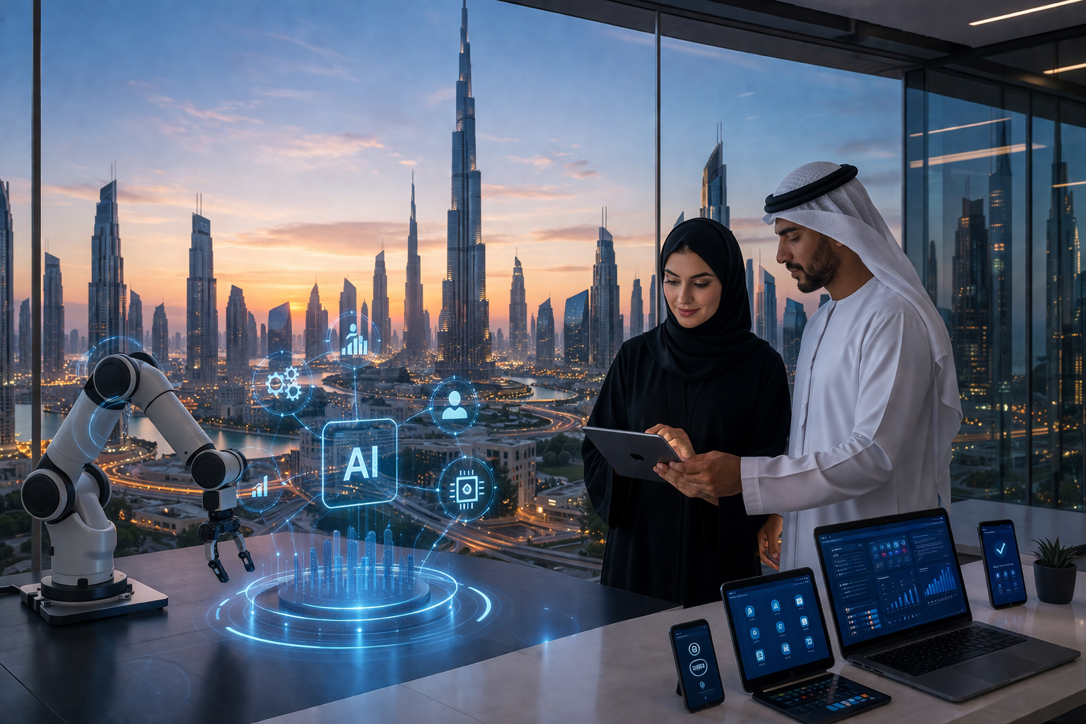 الأتمتة القائمة على الذكاء الاصطناعي للشركات في الإمارات العربية المتحدة