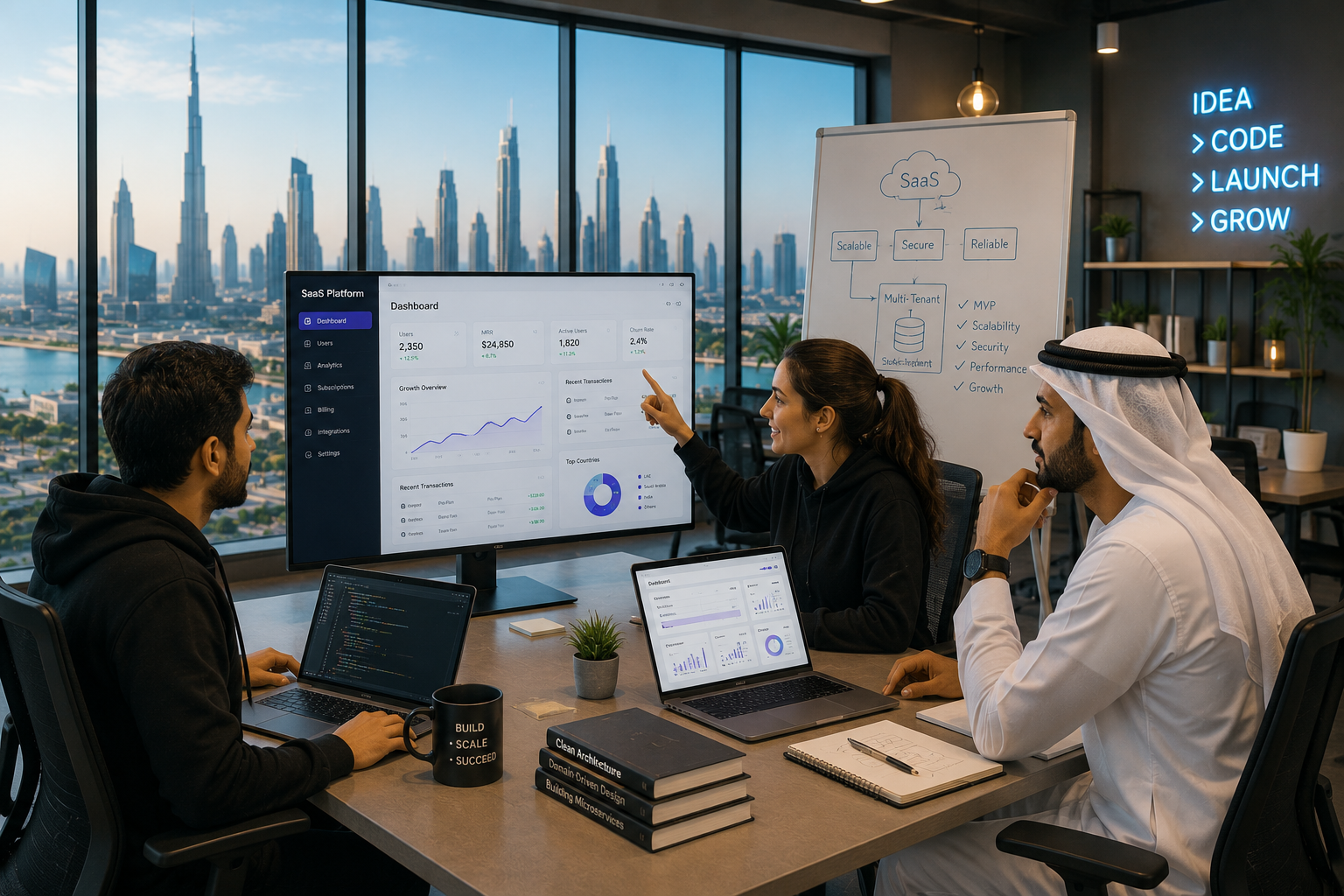 حلول تطوير برمجيات SaaS في الإمارات العربية المتحدة